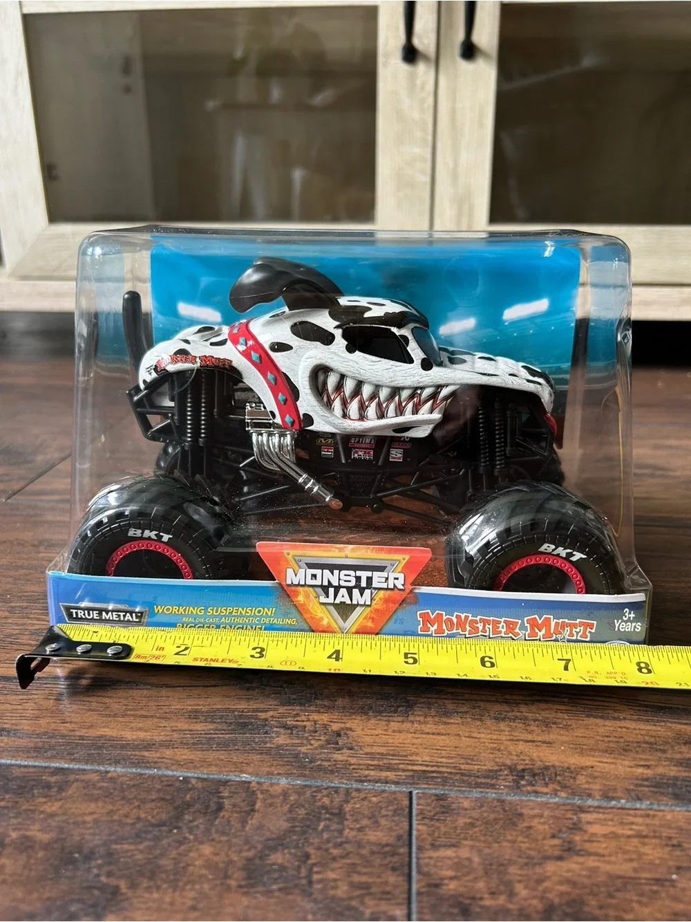 Monster Jam Monster Mutt Dalmatian Toy Truck - White and Black
